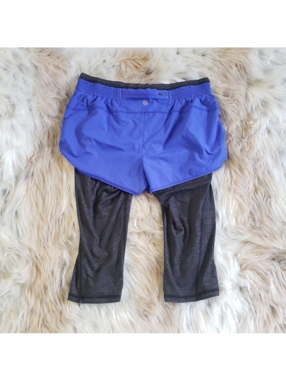 Athleta Layered Running Shorts - Picture 4 of 5